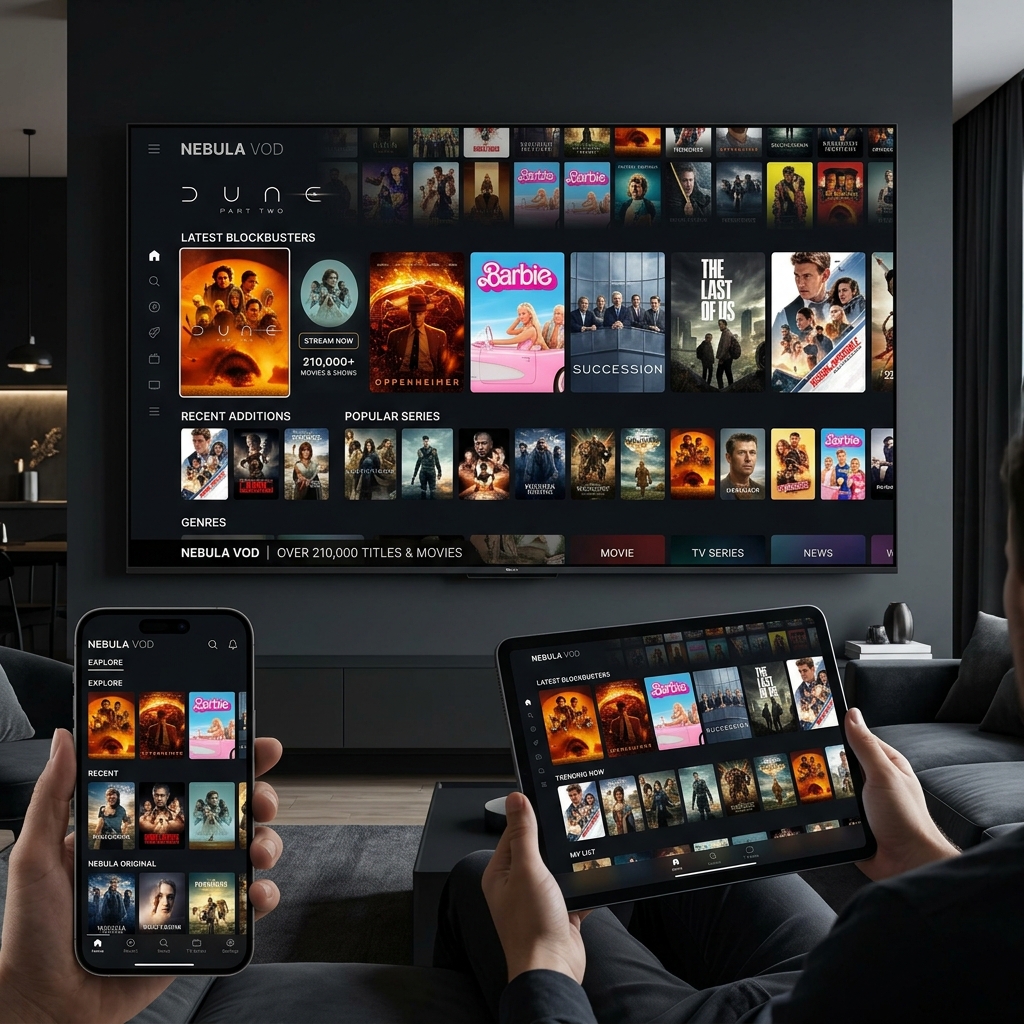 NicoIPTV Subscription — VOD & Devices