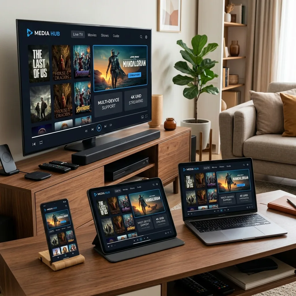 Navigating Net IPTV menu with TV remote control
