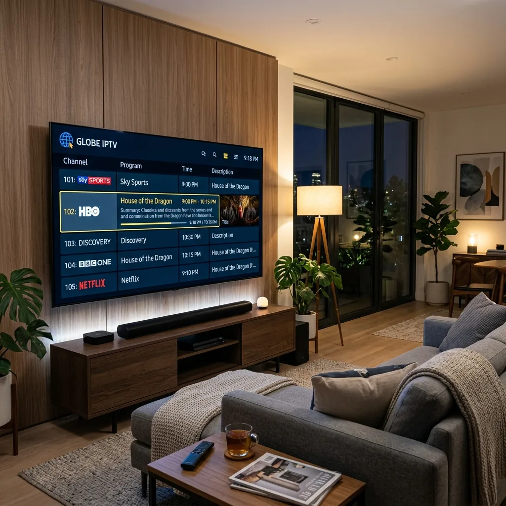 Net IPTV app setup on Android Smart TV