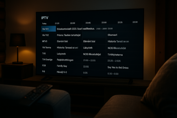 How to set up iptv nordic on your TV in Finland