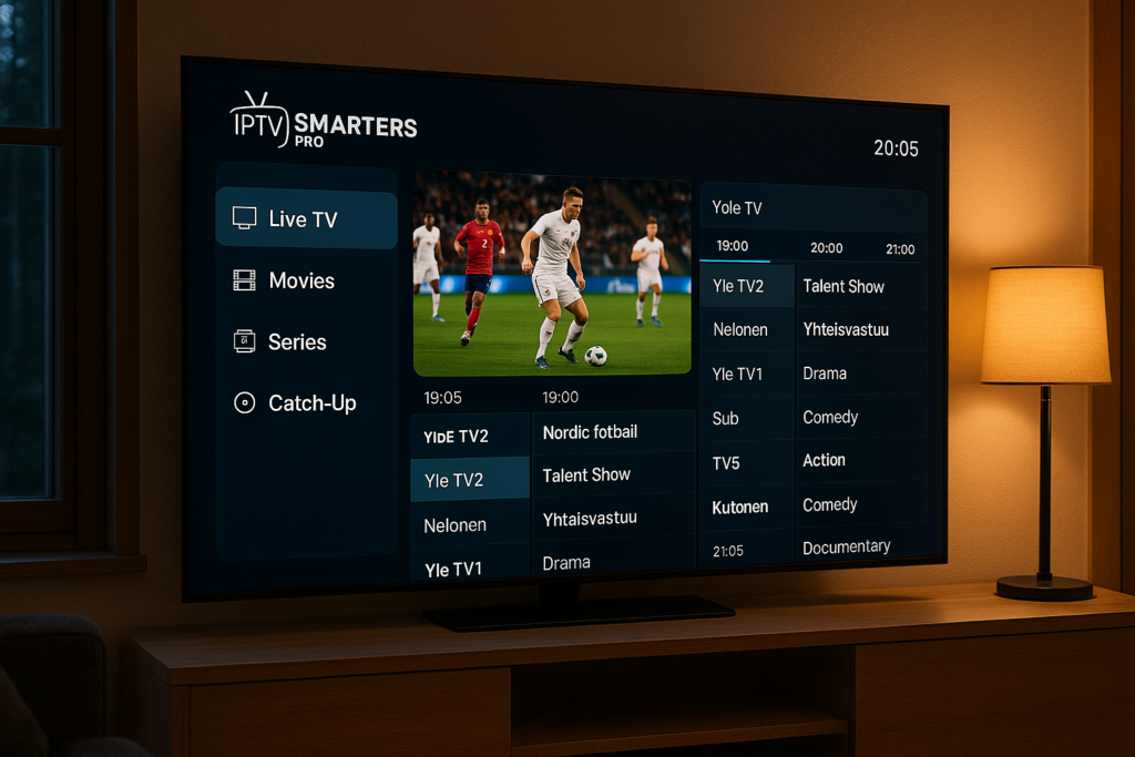 The playlist format that iptv smarters pro actually requires