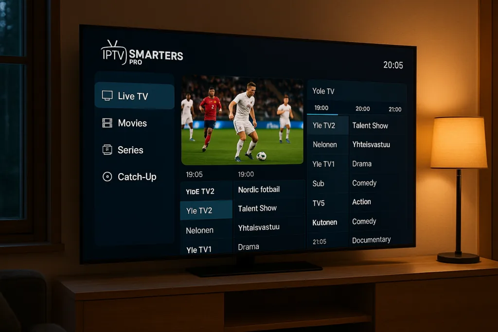 The playlist format that iptv smarters pro actually requires