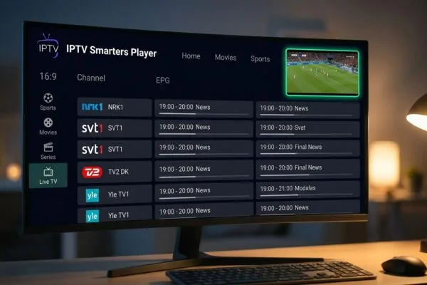 iptv smarters player lets you watch M3U channels on any screen