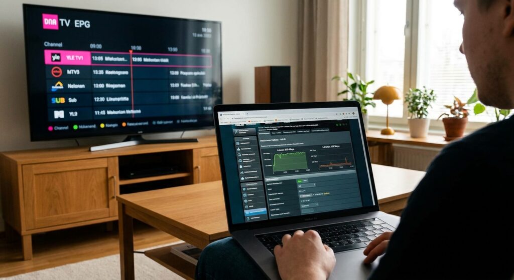 dna iptv channel EPG